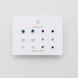 ciite' シーテ ピアス(両耳用) ピアス 6セット / pierce 6 set ブルー FREE
