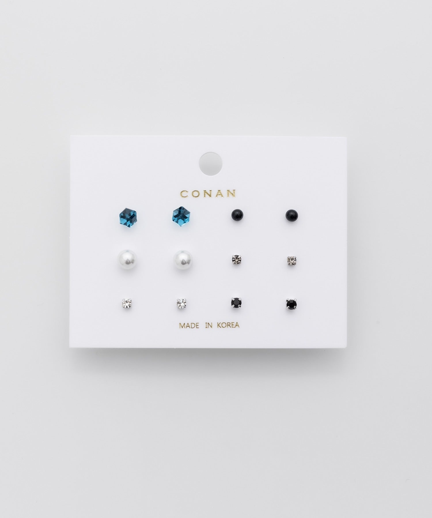 ciite' シーテ ピアス(両耳用) ピアス 6セット / pierce 6 set ブルー FREE