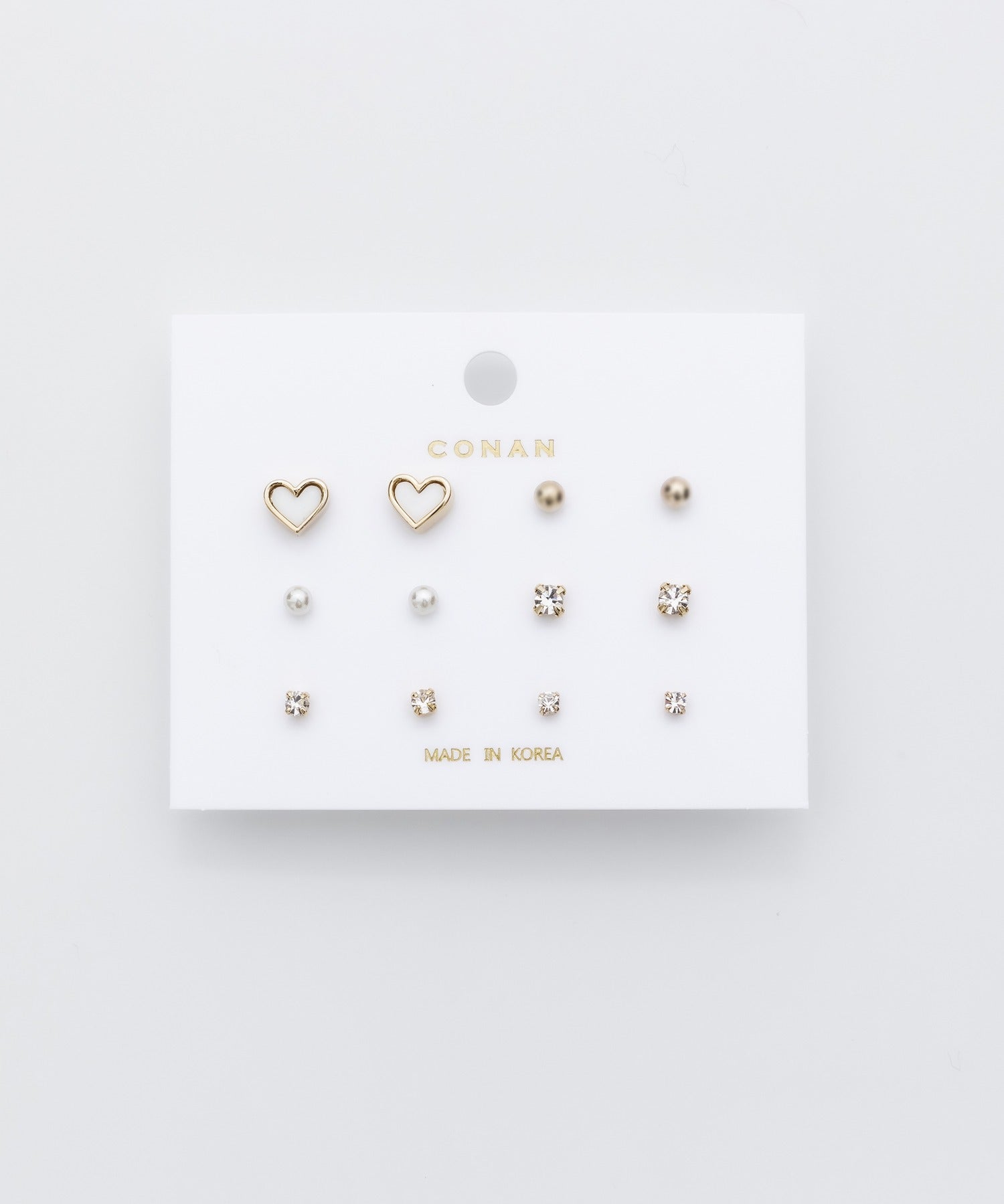 ciite' シーテ ピアス(両耳用) ピアス 6セット / pierce 6 set ホワイト FREE