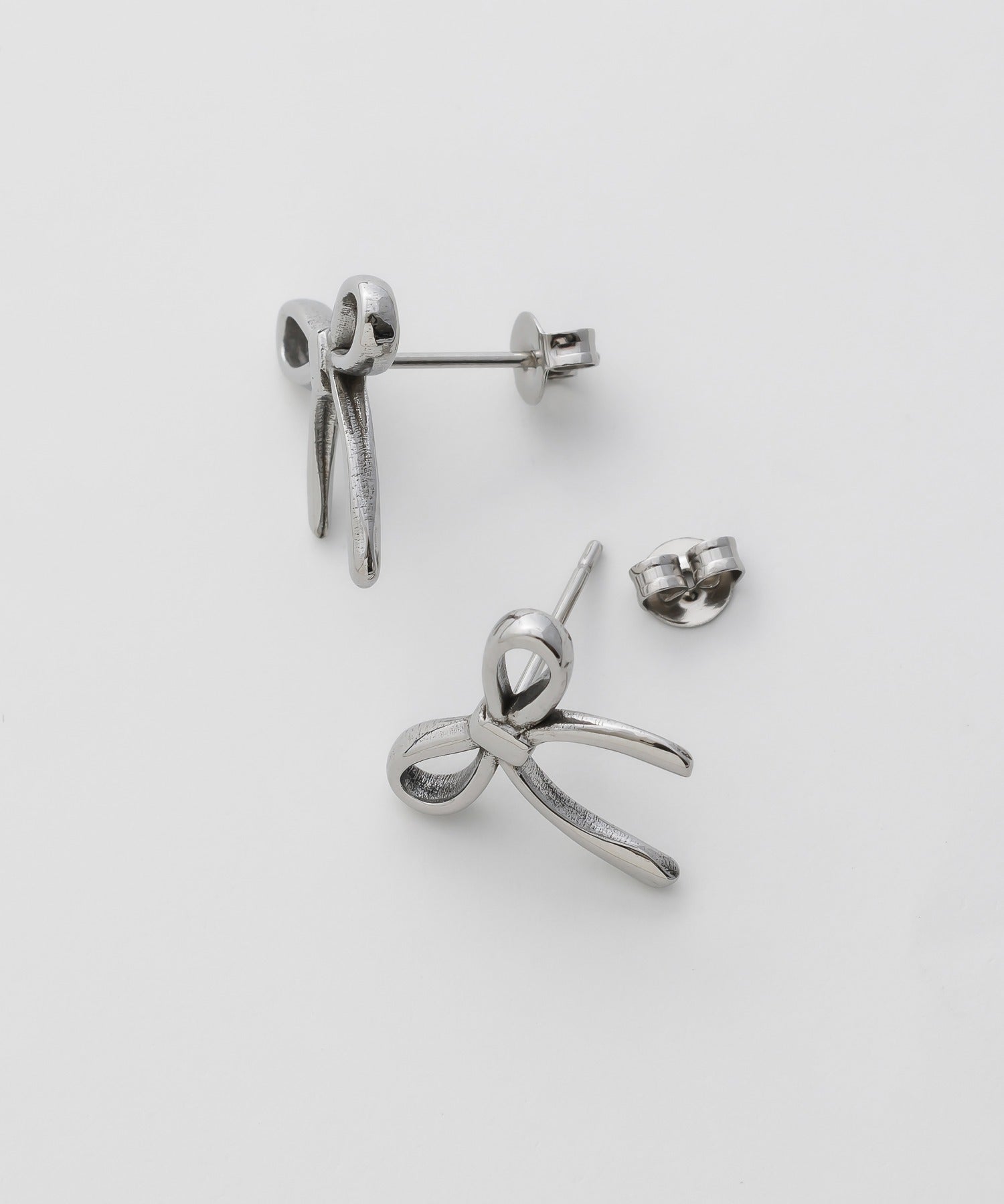 ciite' シーテ ピアス(両耳用) 【 金属アレルギー対応 】 リボンピアス サージカルステンレス (両耳用)