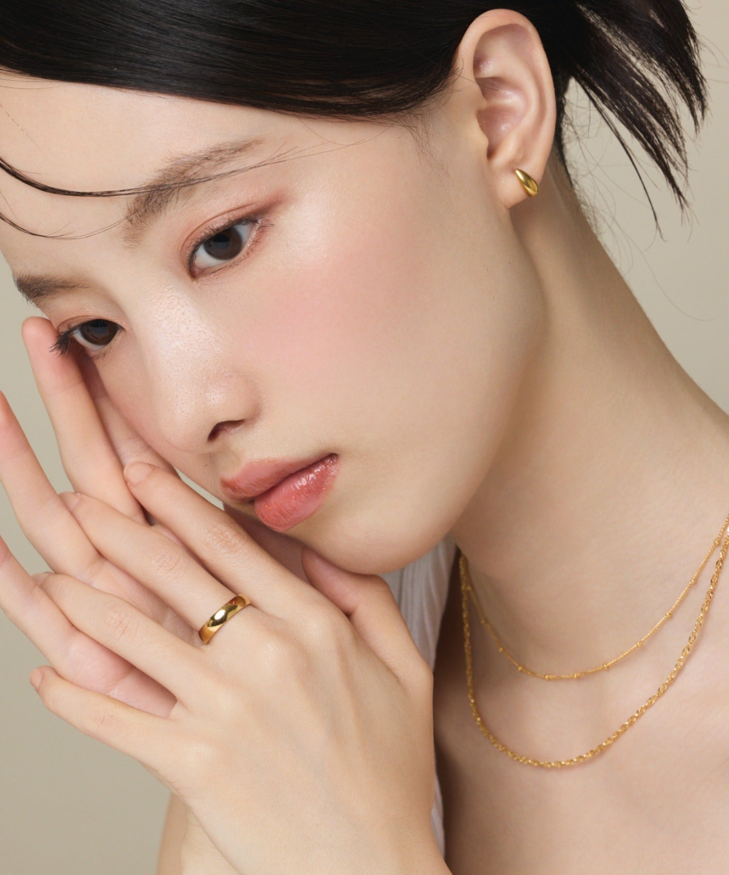ciite' シーテ リング 【 金属アレルギー対応 】シンプルリング サージカルステンレス