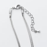 ciite' シーテ ネックレス 【 金属アレルギー対応 】simple double snake necklace / シンプル2連スネークネックレス サージカルステンレス