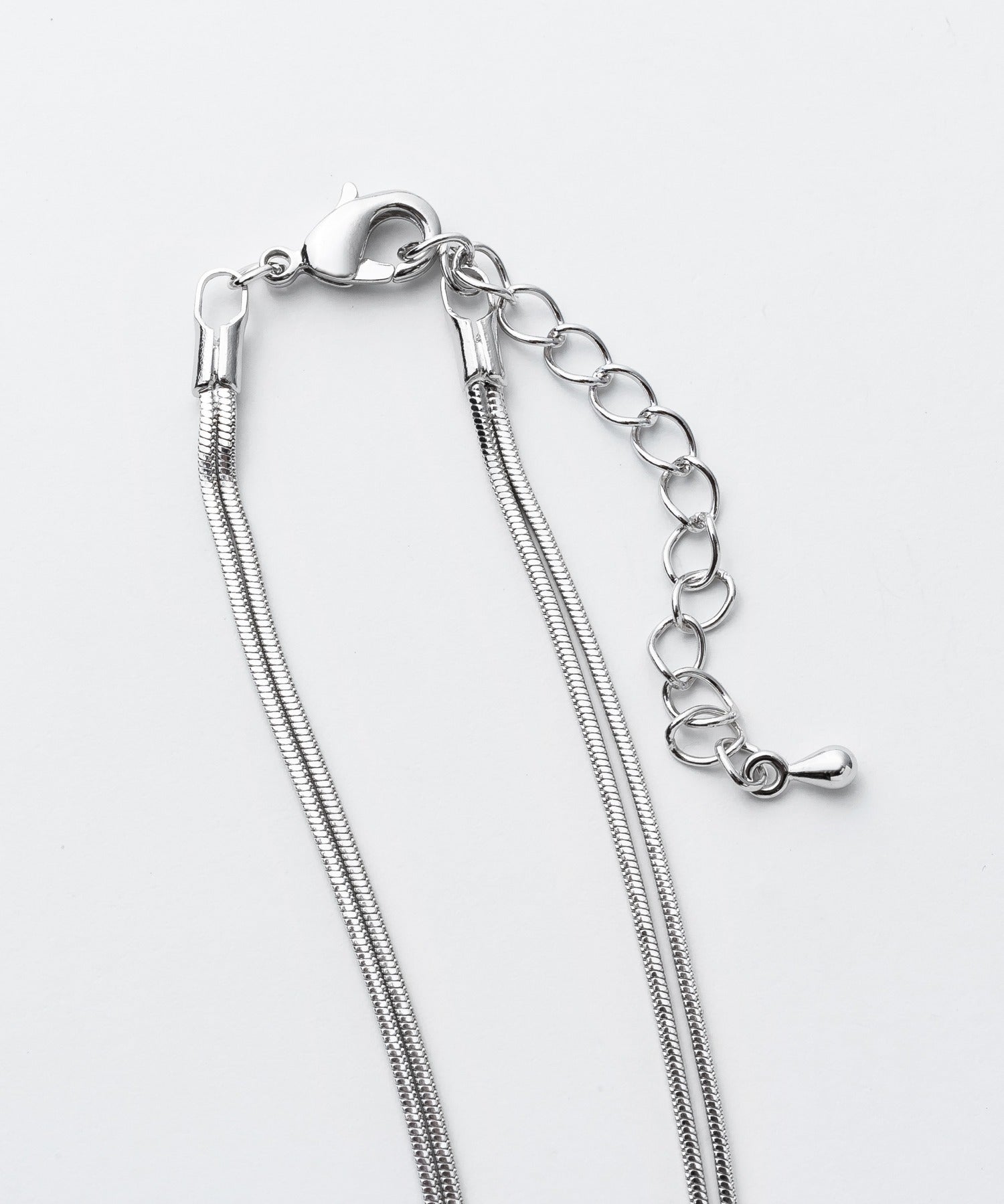 ciite' シーテ ネックレス 【 金属アレルギー対応 】simple double snake necklace / シンプル2連スネークネックレス サージカルステンレス
