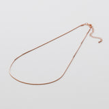 ciite' シーテ ネックレス 【 金属アレルギー対応 】simple snake necklace / シンプルスネークネックレス 1mm サージカルステンレス