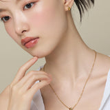 ciite' シーテ ネックレス 【 金属アレルギー対応 】 イニシャルハートネックレス サージカルステンレス