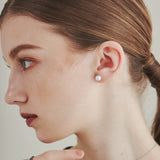 ciite' シーテ ピアス(両耳用) 【 金属アレルギー対応 】 シンプルパールピアス サージカルステンレス 8mm 10mm 12mm (両耳用)