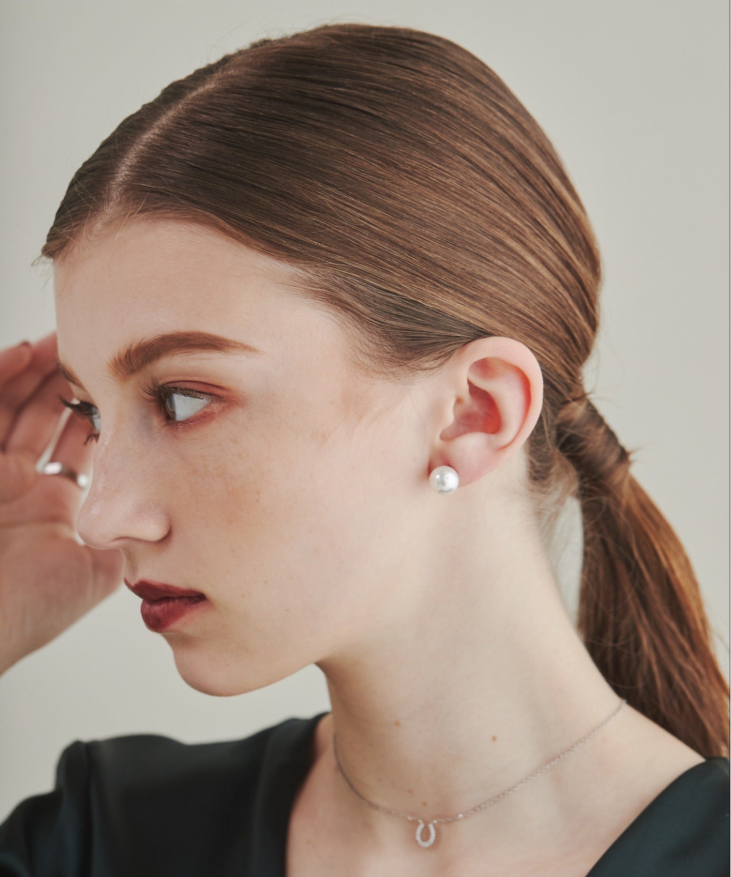 ciite' シーテ ピアス(両耳用) 【 金属アレルギー対応 】 シンプルパールピアス サージカルステンレス 8mm 10mm 12mm (両耳用)
