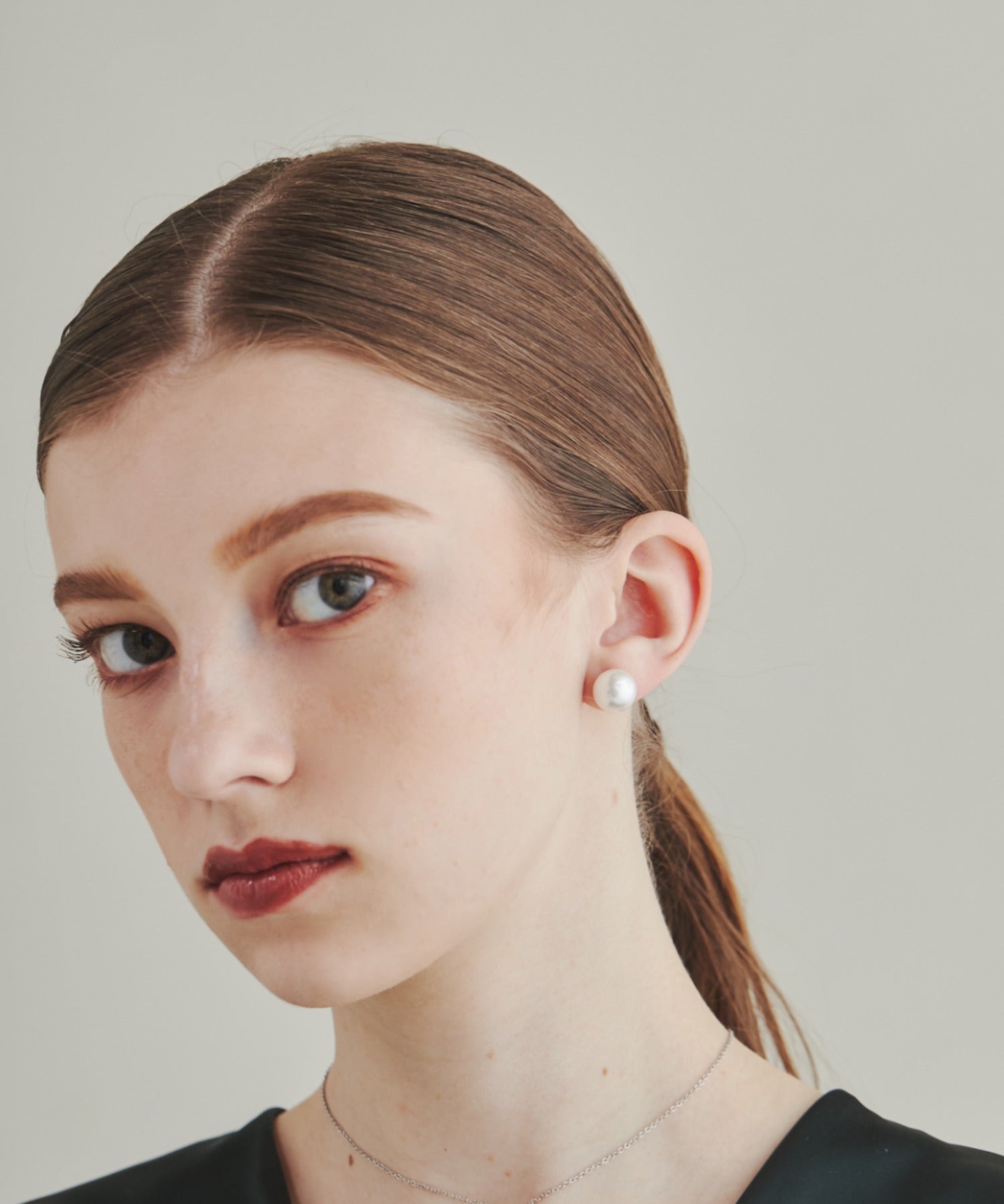ciite' シーテ ピアス(両耳用) 【 金属アレルギー対応 】 シンプルパールピアス サージカルステンレス 8mm 10mm 12mm (両耳用)