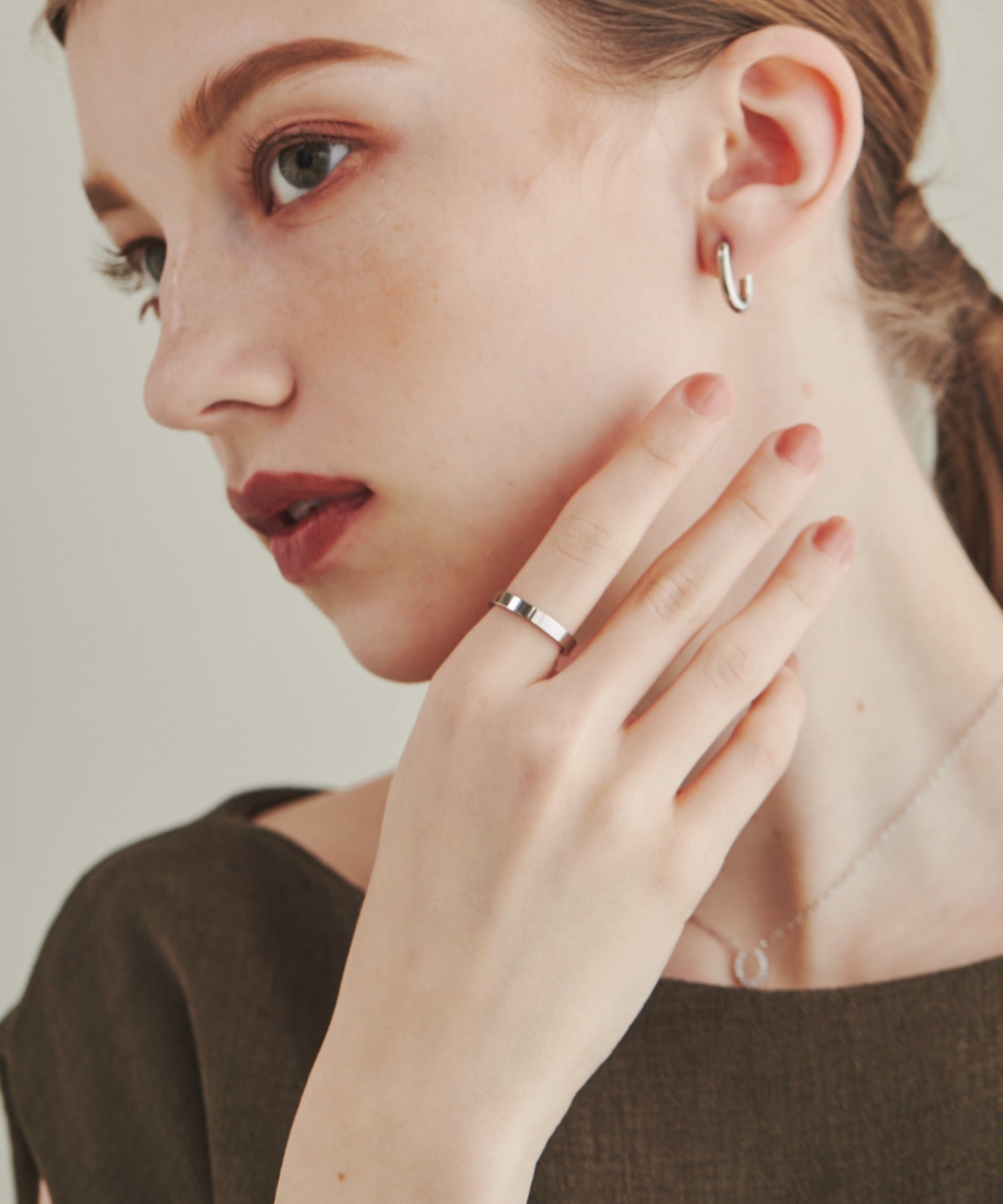 ciite' シーテ リング 【 金属アレルギー対応 】 シンプルリング サージカルステンレス シルバー