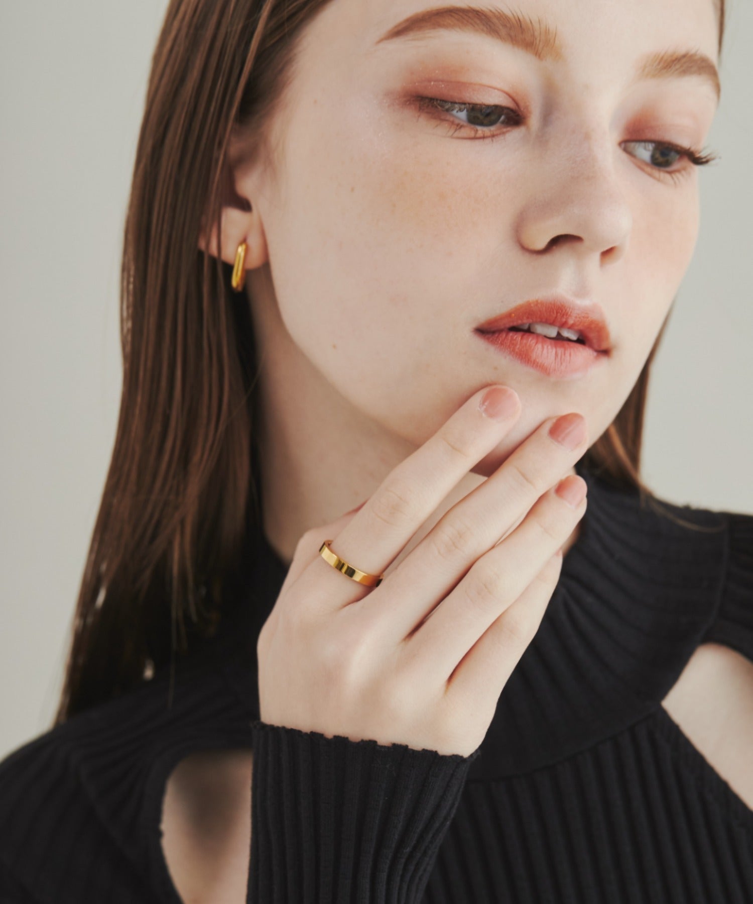 ciite' シーテ リング 【 金属アレルギー対応 】 シンプルリング サージカルステンレス ゴールド