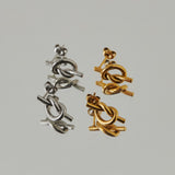 ciite' シーテ ピアス(両耳用) 【 金属アレルギー対応 】 ノットピアス サージカルステンレス (両耳用)