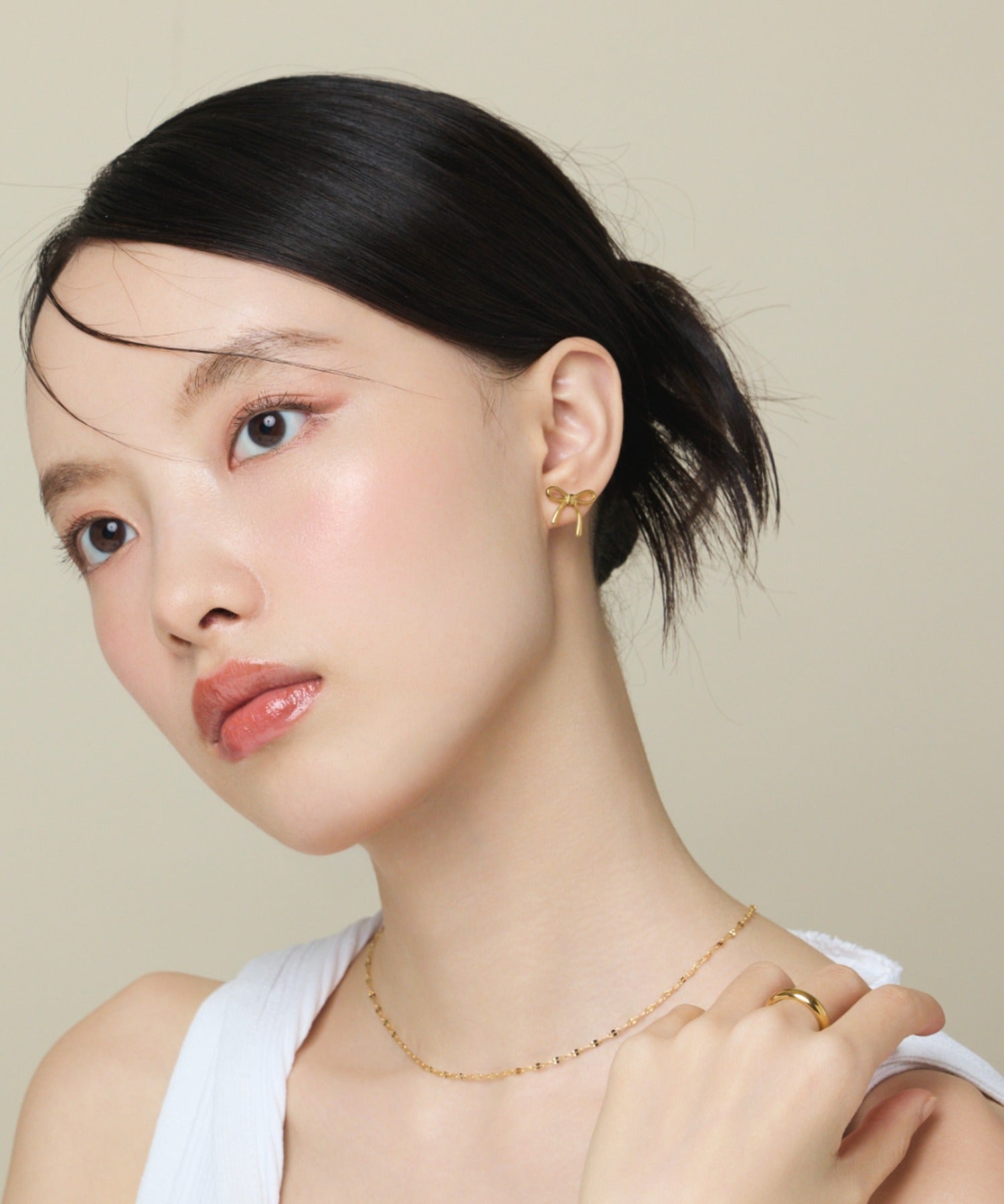 ciite' シーテ ピアス(両耳用) 【 金属アレルギー対応 】 リボンピアス サージカルステンレス (両耳用)