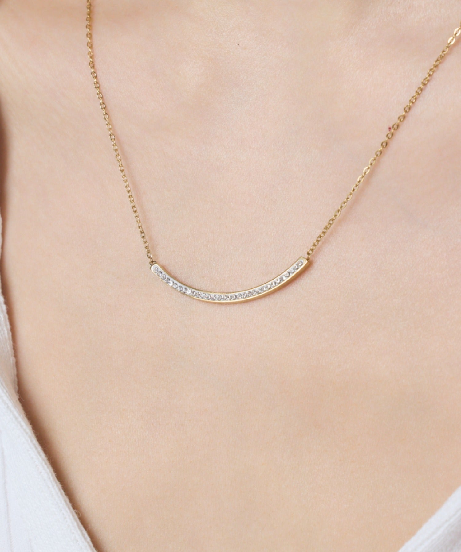 ciite' シーテ ネックレス 【 金属アレルギー対応 】 ビジューモチーフネックレス サージカルステンレス