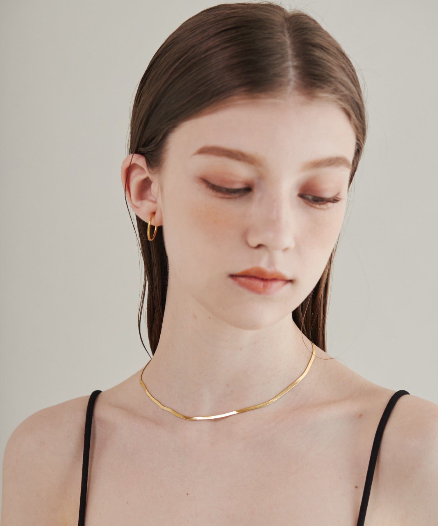 ciite' シーテ ネックレス 【 金属アレルギー対応 】 2.5mm スネークチェーンネックレス サージカルステンレス