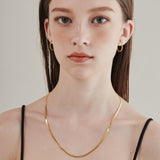 ciite' シーテ ネックレス 【 金属アレルギー対応 】 2.5mm スネークチェーンネックレス サージカルステンレス