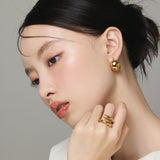ciite' シーテ ピアス(両耳用) 【 金属アレルギー対応 】 ぷっくりフープピアス サージカルステンレス