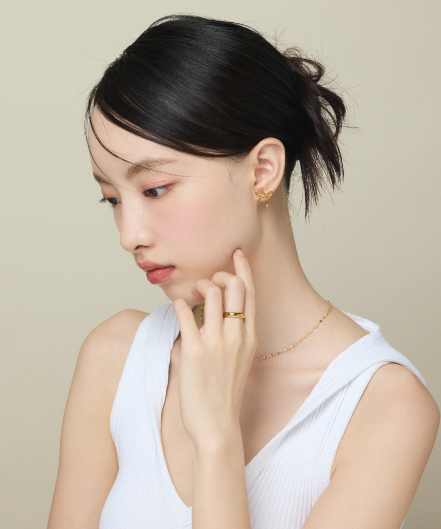 ciite' シーテ ネックレス 【 金属アレルギー対応 】 グリッターチェーンネックレス サージカルステンレス