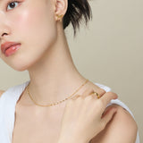 ciite' シーテ ネックレス 【 金属アレルギー対応 】 グリッターチェーンネックレス サージカルステンレス