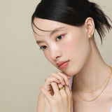 ciite' シーテ ネックレス 【 金属アレルギー対応 】 2連チェーンネックレス サージカルステンレス