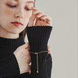 ciite' シーテ ブレスレット 【 金属アレルギー対応 】 シンプルビジューブレスレット サージカルステンレス