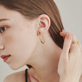 ciite' シーテ ピアス(両耳用) 【 金属アレルギー対応 】 アシンメトリーデザインピアス サージカルステンレス (両耳用)