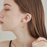 ciite' シーテ ピアス(両耳用) 【 金属アレルギー対応 】 アシンメトリーデザインピアス サージカルステンレス (両耳用)
