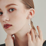 ciite' シーテ ピアス(両耳用) 【 金属アレルギー対応 】 モチーフロングピアス サージカルステンレス (両耳用)