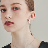ciite' シーテ ピアス(両耳用) 【 金属アレルギー対応 】 モチーフロングピアス サージカルステンレス (両耳用) シルバー FREE