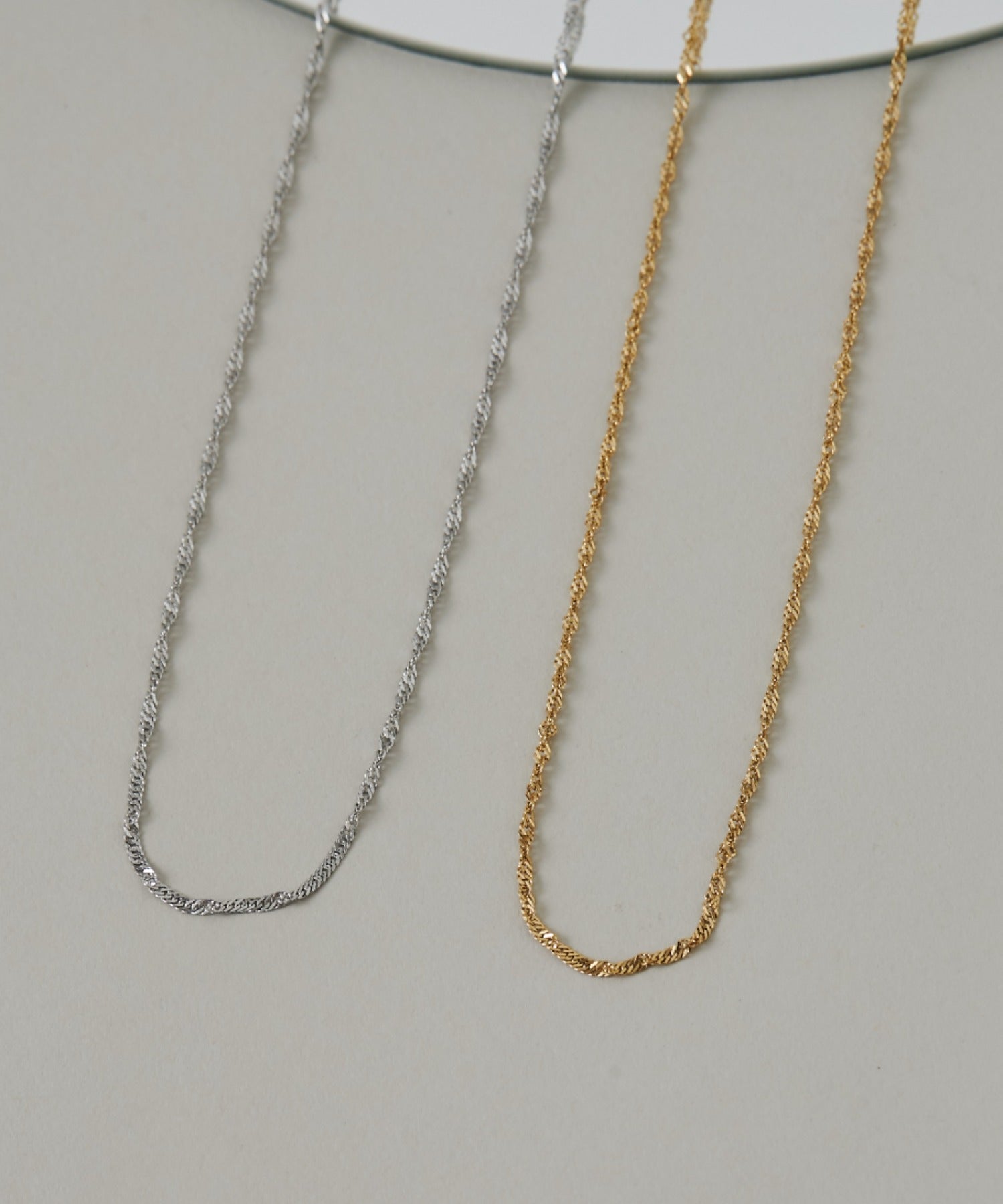ciite' シーテ ネックレス 【 金属アレルギー対応 】 シンプルチェーンネックレス サージカルステンレス