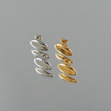 ciite' シーテ ピアス(両耳用) 【 金属アレルギー対応 】 シンプルオーバル ミニピアス サージカルステンレス (両耳用)