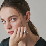 ciite' シーテ ピアス(両耳用) 【 金属アレルギー対応 】 シンプルオーバル ミニピアス サージカルステンレス (両耳用)