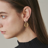 ciite' シーテ ピアス(両耳用) 【 金属アレルギー対応 】 2way バイカラーピアス サージカルステンレス (両耳用) シルバー×ゴールド FREE