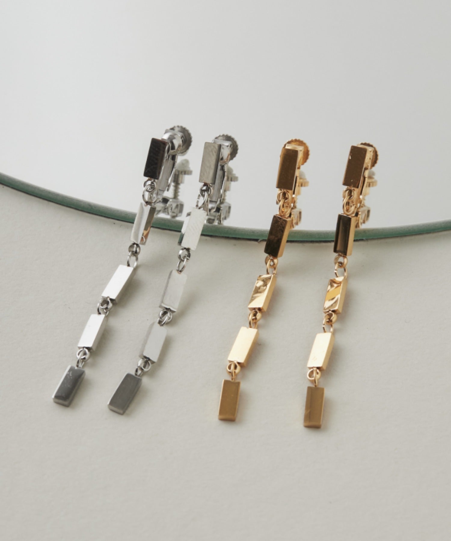 ciite' シーテ イヤリング 【 金属アレルギー対応 】 モチーフロングイヤリング サージカルステンレス (両耳用)