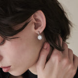 ciite' シーテ ピアス(両耳用) 【 金属アレルギー対応 】 ビジューモチーフピアス サージカルステンレス (両耳用) シルバー FREE