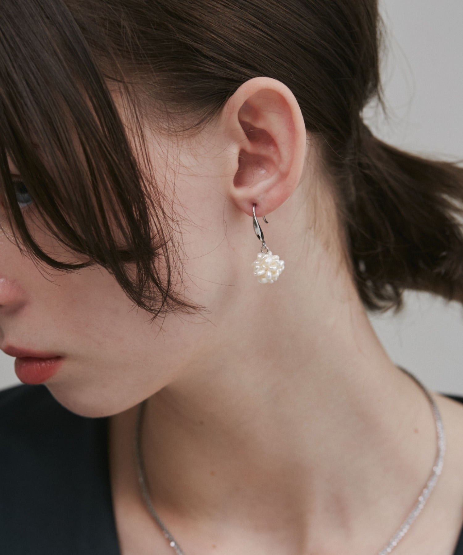 ciite' シーテ ピアス(両耳用) 【 金属アレルギー対応 】 淡水パールピアス サージカルステンレス (両耳用)