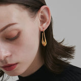 ciite' シーテ ピアス(両耳用) 【 金属アレルギー対応 】 ドロップニュアンス ピアス サージカルステンレス (両耳用) ゴールド FREE