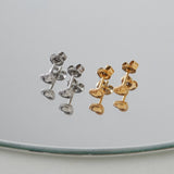 ciite' シーテ ピアス(両耳用) 【 金属アレルギー対応 】 ミニハートピアス サージカルステンレス (両耳用)