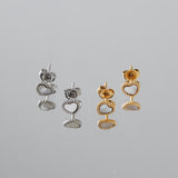 ciite' シーテ ピアス(両耳用) 【 金属アレルギー対応 】 ミニハートピアス サージカルステンレス (両耳用)
