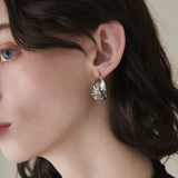 ciite' シーテ ピアス(両耳用) 【 金属アレルギー対応 】 ニュアンスデザインピアス サージカルステンレス (両耳用) シルバー FREE