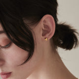 ciite' シーテ ピアス(両耳用) 【 金属アレルギー対応 】 ミニハートピアス サージカルステンレス (両耳用) ゴールド FREE