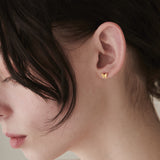 ciite' シーテ ピアス(両耳用) 【 金属アレルギー対応 】 ミニバタフライモチーフピアス サージカルステンレス (両耳用) ゴールド FREE