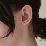 ciite' シーテ ピアス(両耳用) 【 金属アレルギー対応 】 ビジューサークル ミニピアス サージカルステンレス (両耳用) ゴールド FREE