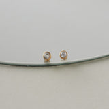 ciite' シーテ ピアス(両耳用) 【 金属アレルギー対応 】 ビジューサークル ミニピアス サージカルステンレス (両耳用)