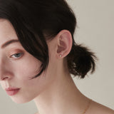 ciite' シーテ ピアス(両耳用) 【 金属アレルギー対応 】 ビジューサークル ミニピアス サージカルステンレス (両耳用)