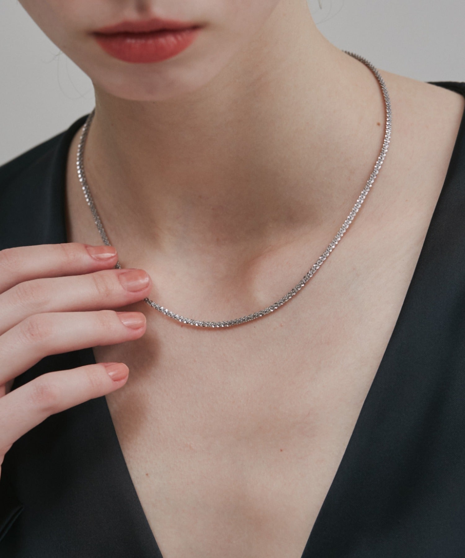 ciite' シーテ ネックレス 【 金属アレルギー対応 】 シンプルチェーンネックレス サージカルステンレス