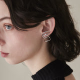 ciite' シーテ ピアス(両耳用) 【 金属アレルギー対応 】 ニュアンス ラインピアス サージカルステンレス (両耳用)