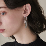 ciite' シーテ ピアス(両耳用) 【 金属アレルギー対応 】 オーバルデザイン ピアス サージカルステンレス (両耳用)