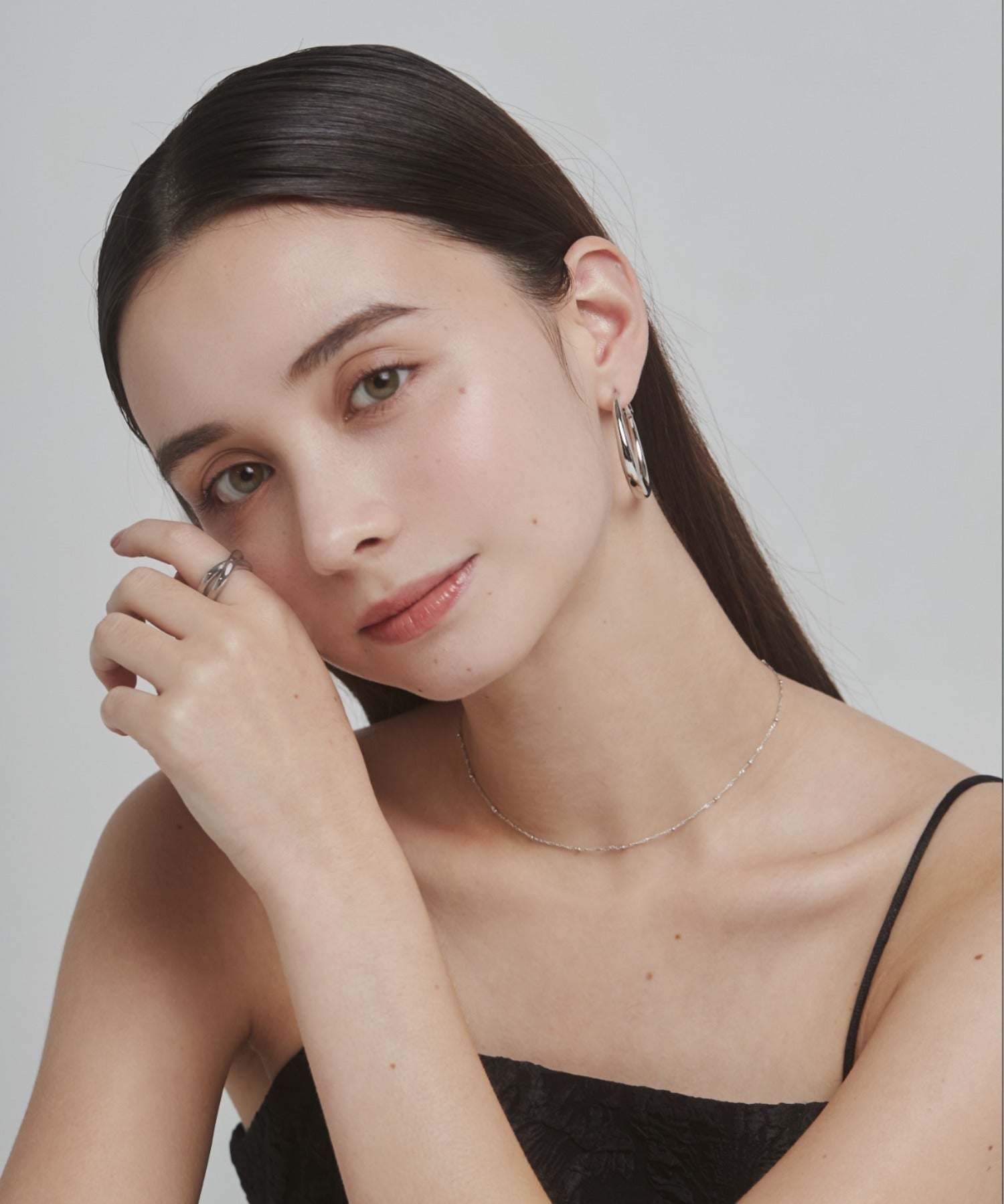 ciite' シーテ ピアス(両耳用) リングフープピアス (両耳用)