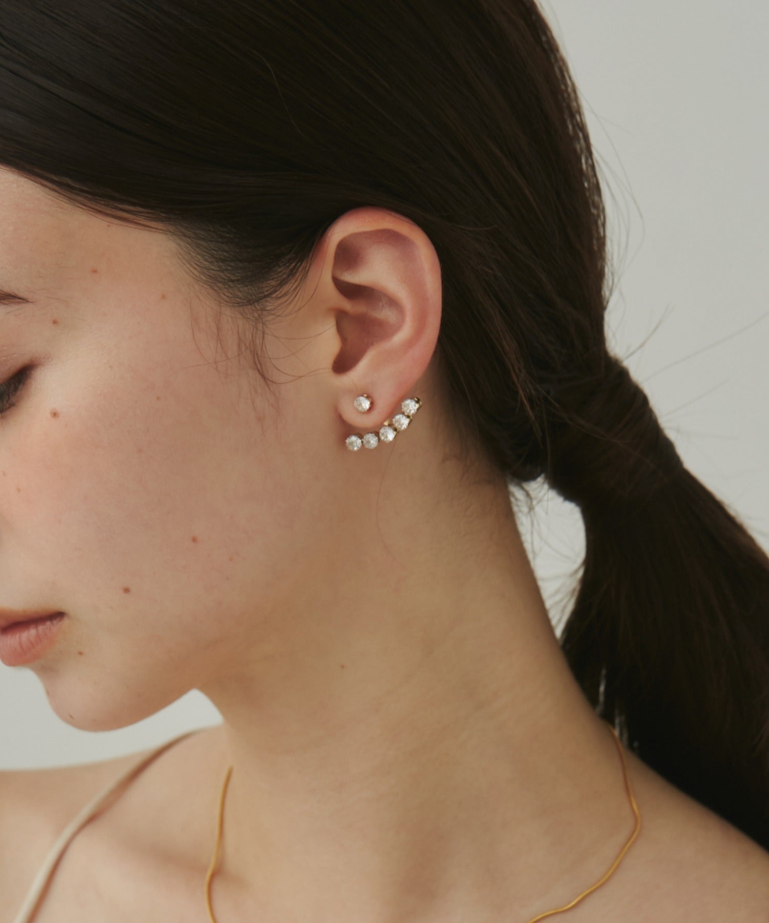 ciite' シーテ ピアス(両耳用) 【 金属アレルギー対応 】 ビジューデザインピアス サージカルステンレス (両耳用)