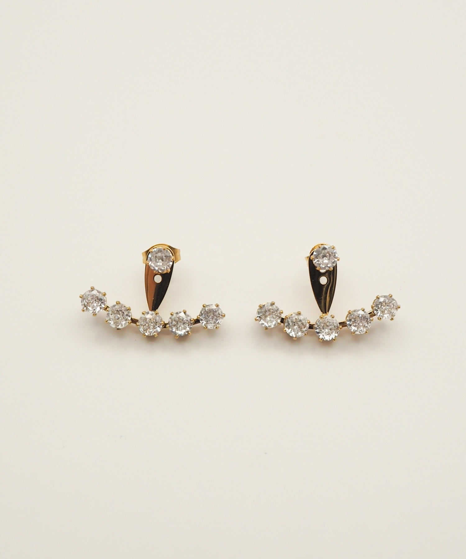 ciite' シーテ ピアス(両耳用) 【 金属アレルギー対応 】 ビジューデザインピアス サージカルステンレス (両耳用)